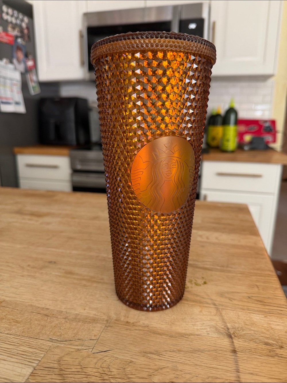 Starbucks Amber Textured Studded Tumbler